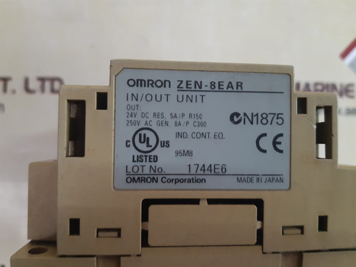 Omron zen 10c1ar-a-v1 programmable in/out unit