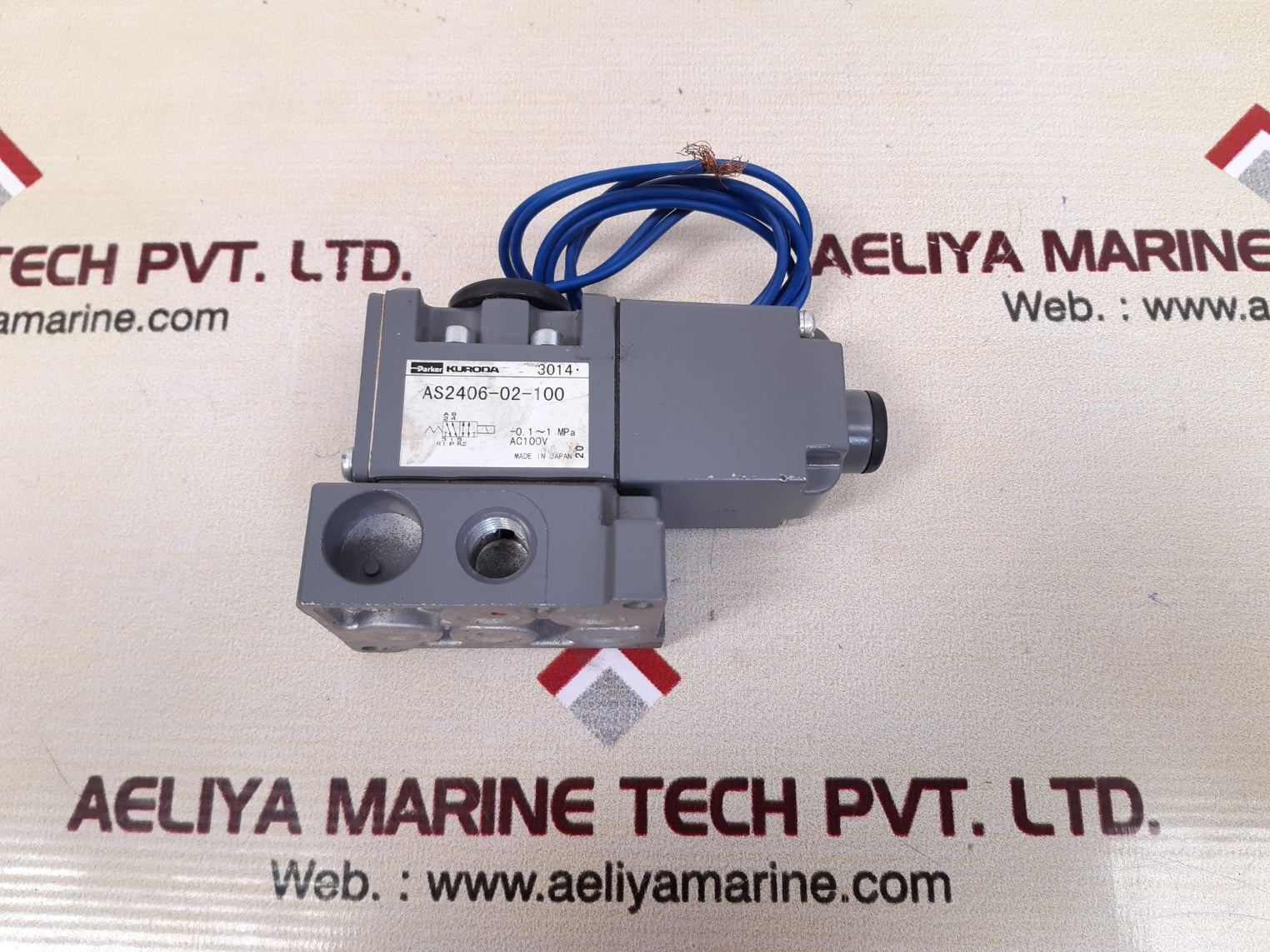Parker kuroda as2406-02-100 solenoid valve 