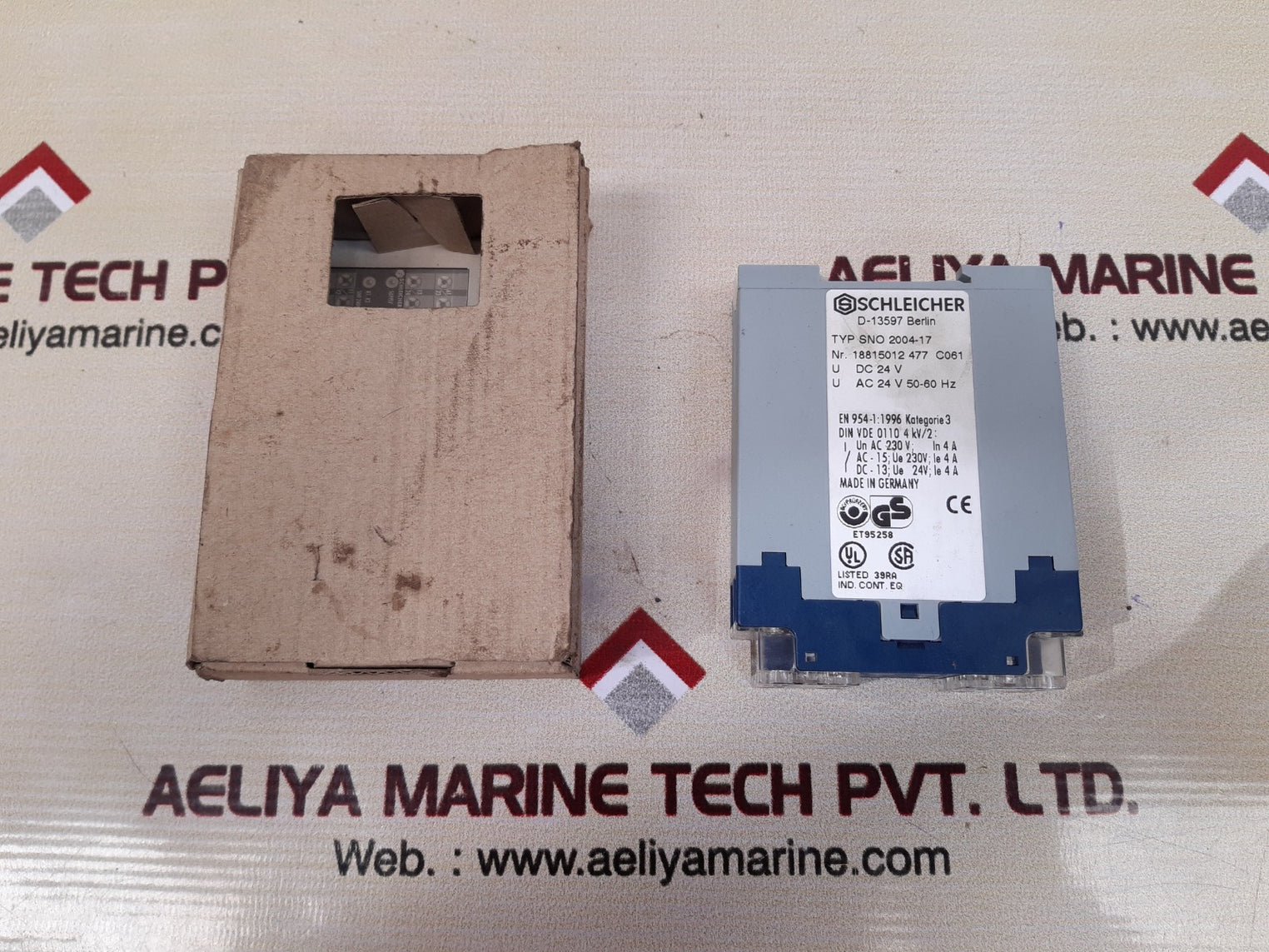 Schleicher sno 2004-17 safety relay