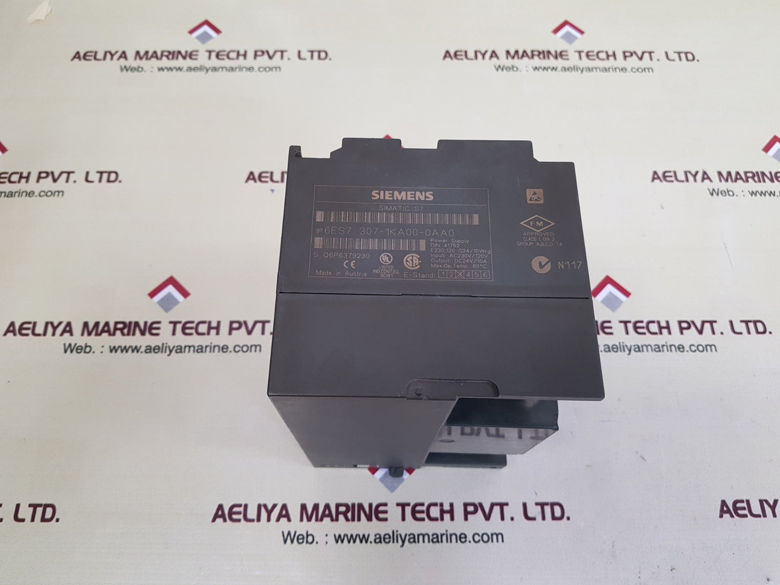 Siemens simatic s7 6es7 307-1ka00-0aa0 power supply