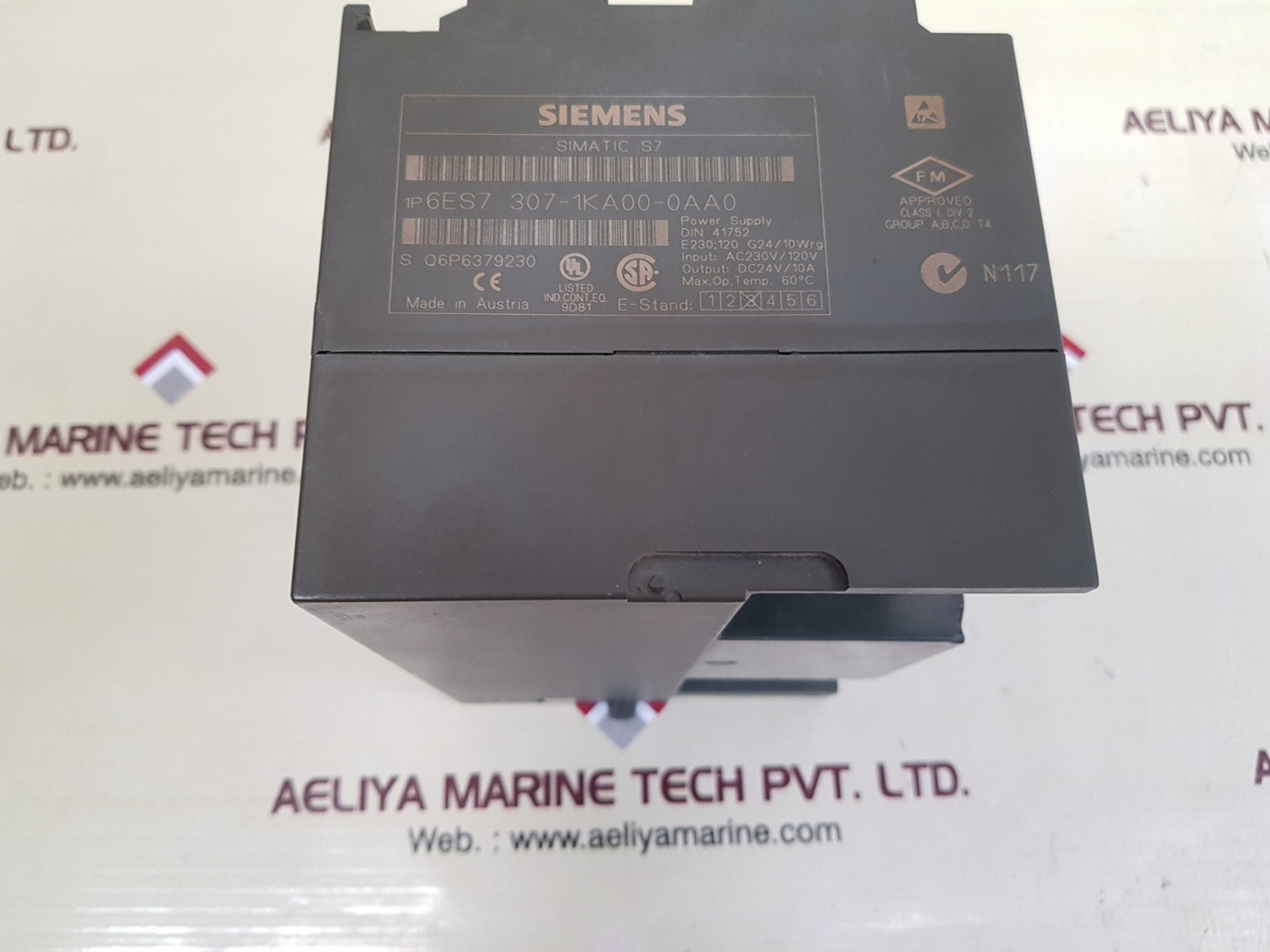 Siemens simatic s7 6es7 307-1ka00-0aa0 power supply