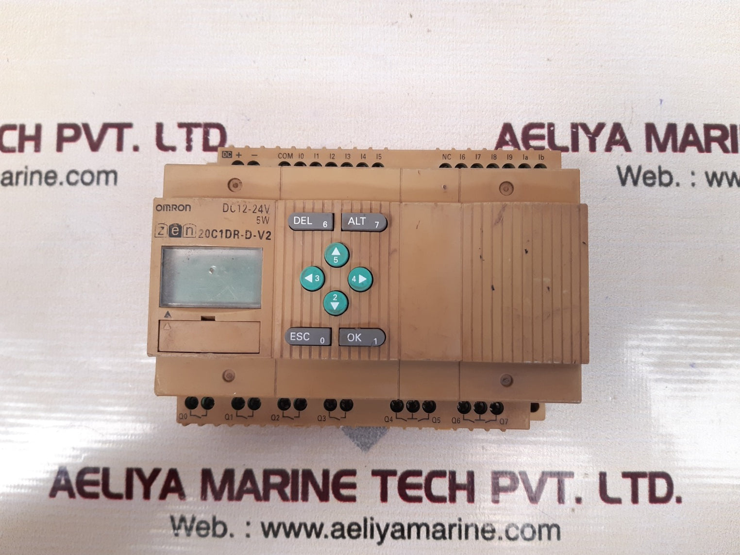 Omron zen 20c1dr-d-v2 cpu unit 24v dc