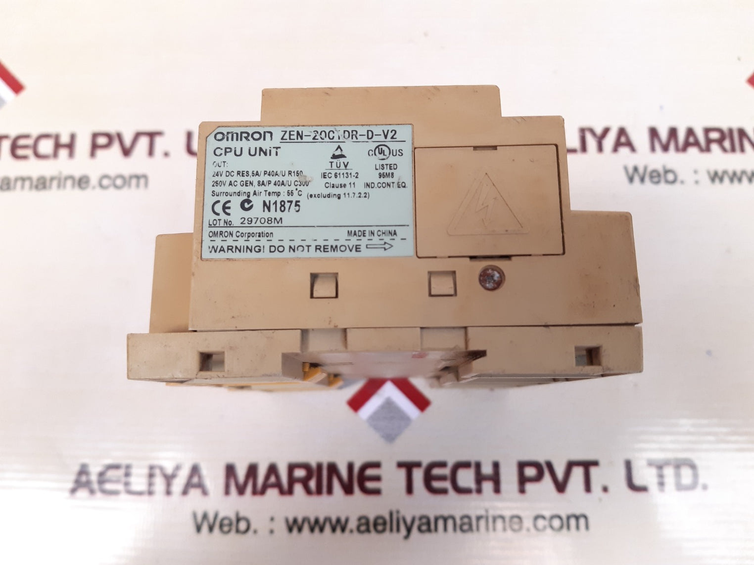 Omron zen 20c1dr-d-v2 cpu unit 24v dc