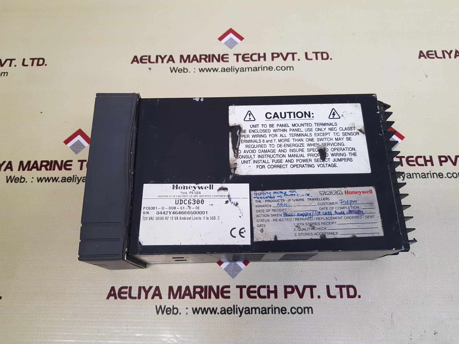 Honeywell udc6300 digital process controller pc6301-u-0d0-51-0-0e 