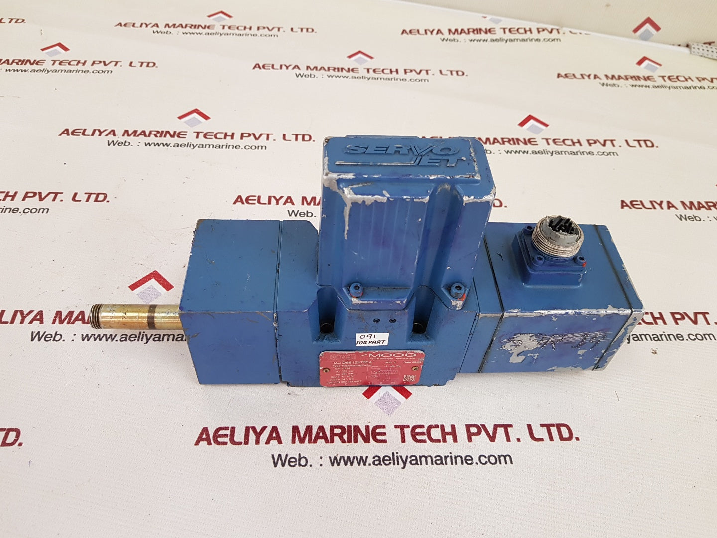 Moog p80hxap6nea2-k hydraulic valve