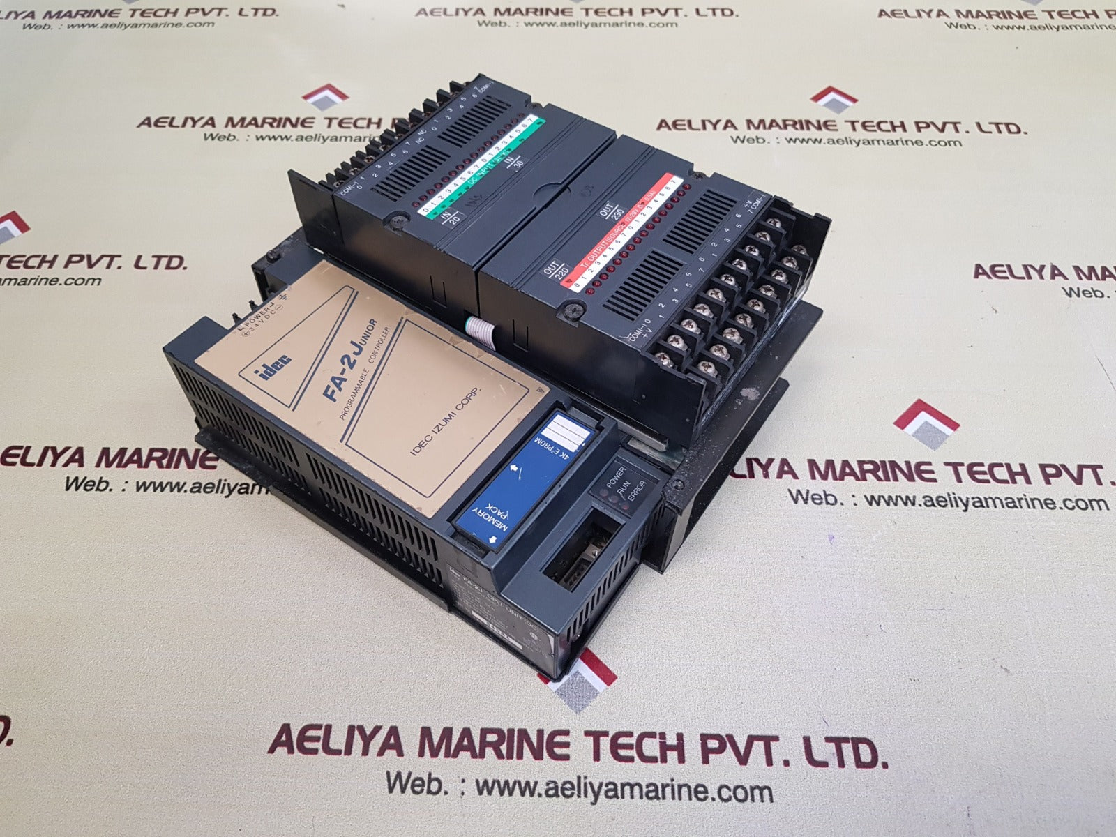 Idec pf2j-cpu1dceu,pfj-n162u,pfj-dp1u programmable controller