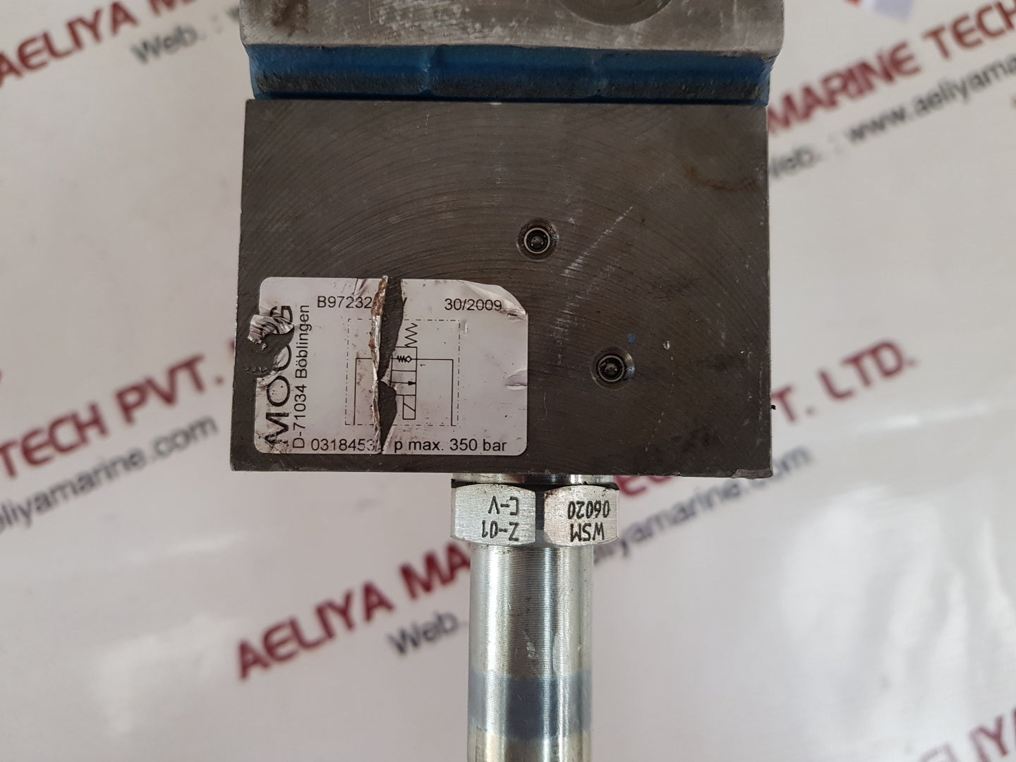 Moog d661z4755a hydraulic valve p80hxap6nea2-k