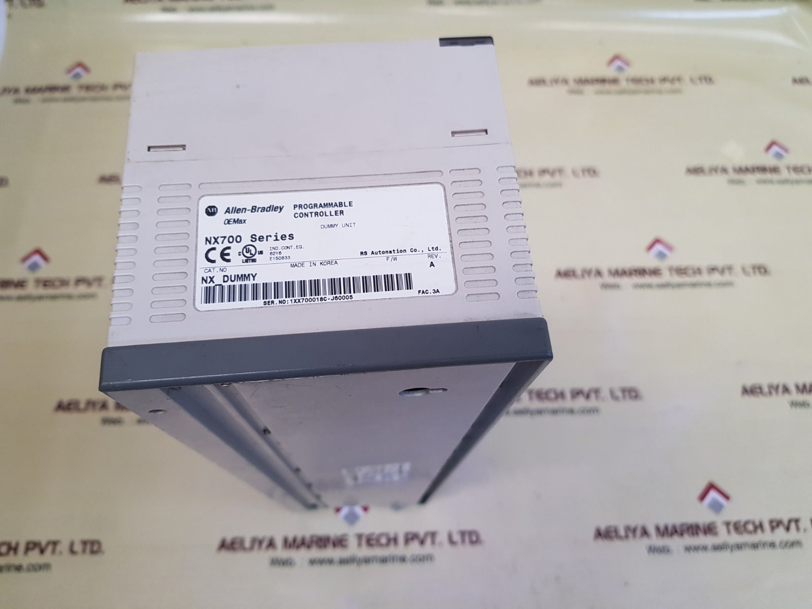 Allen-bradley/samsung nx700 with cpu700p,ao4c,ai8c,x16d,rtd8,y16r module rack