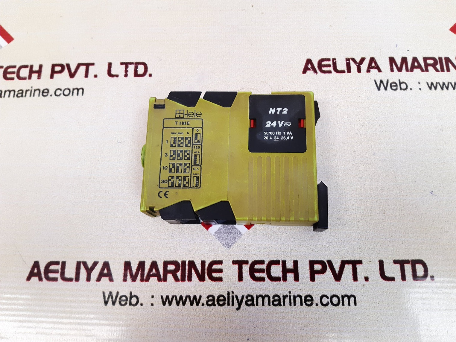 Tele e2x time delay relay 24v 50/60hz 1va 