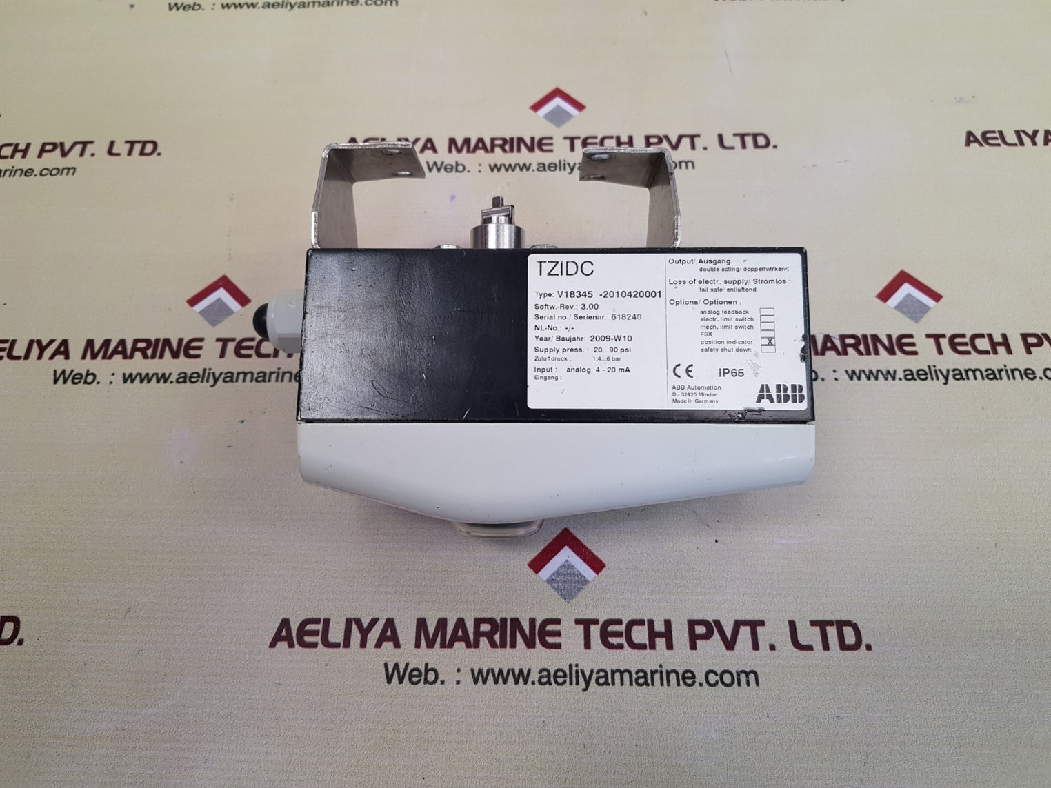 Abb tzidc v18345-2010420001 positioner