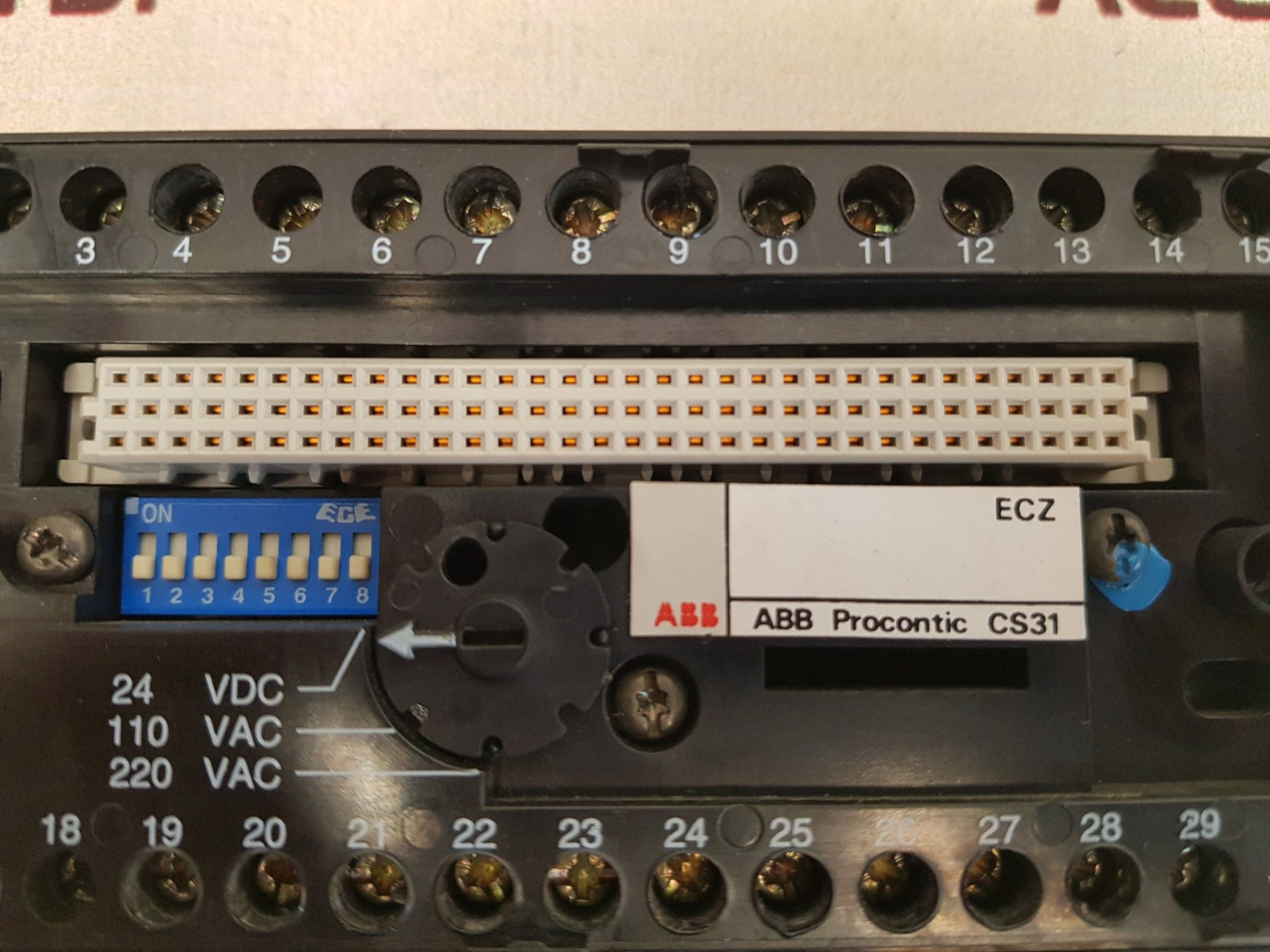 Abb procontic cs31 ecz base unit 