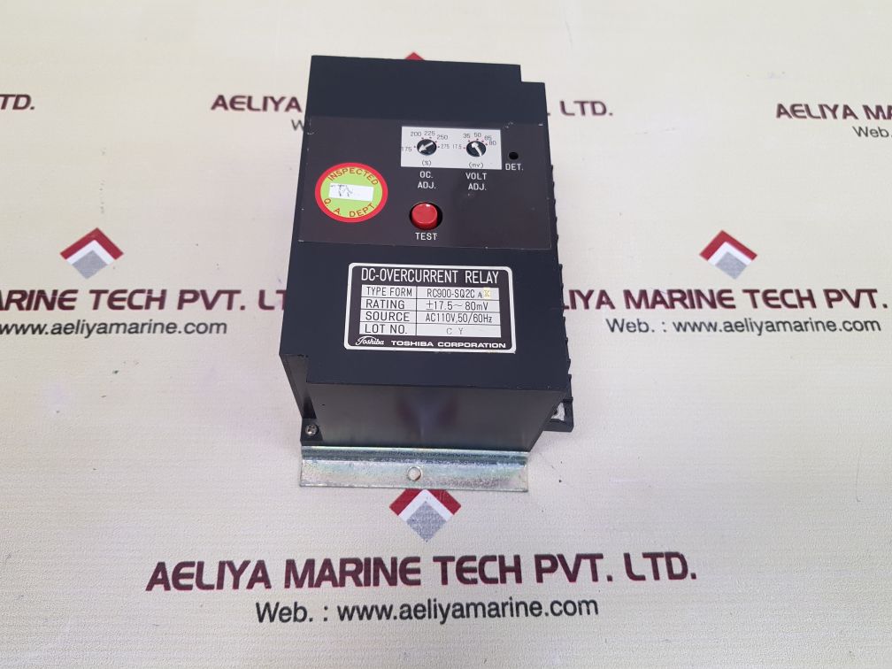 Toshiba rc900-sq2c ak dc-overcurrent relay
