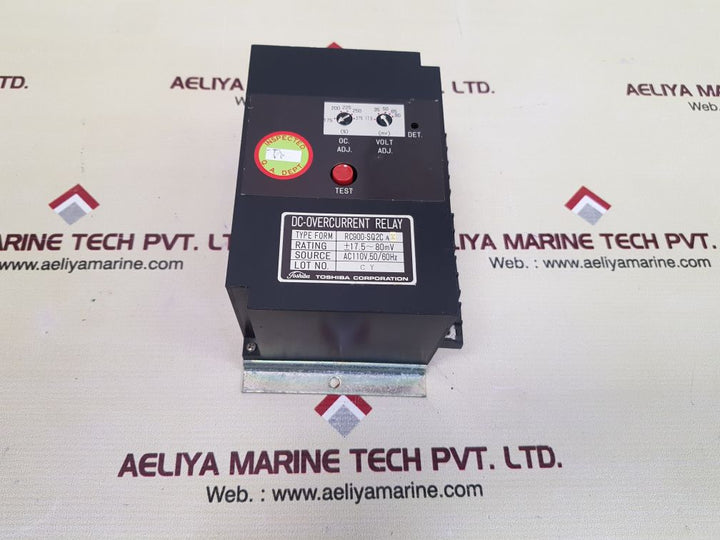 Toshiba rc900-sq2c ak dc-overcurrent relay
