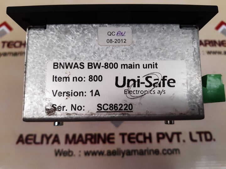 Uni-safe bw-800 bridge navigational watch alarm system 
