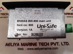Uni-safe bw-800 bridge navigational watch alarm system 