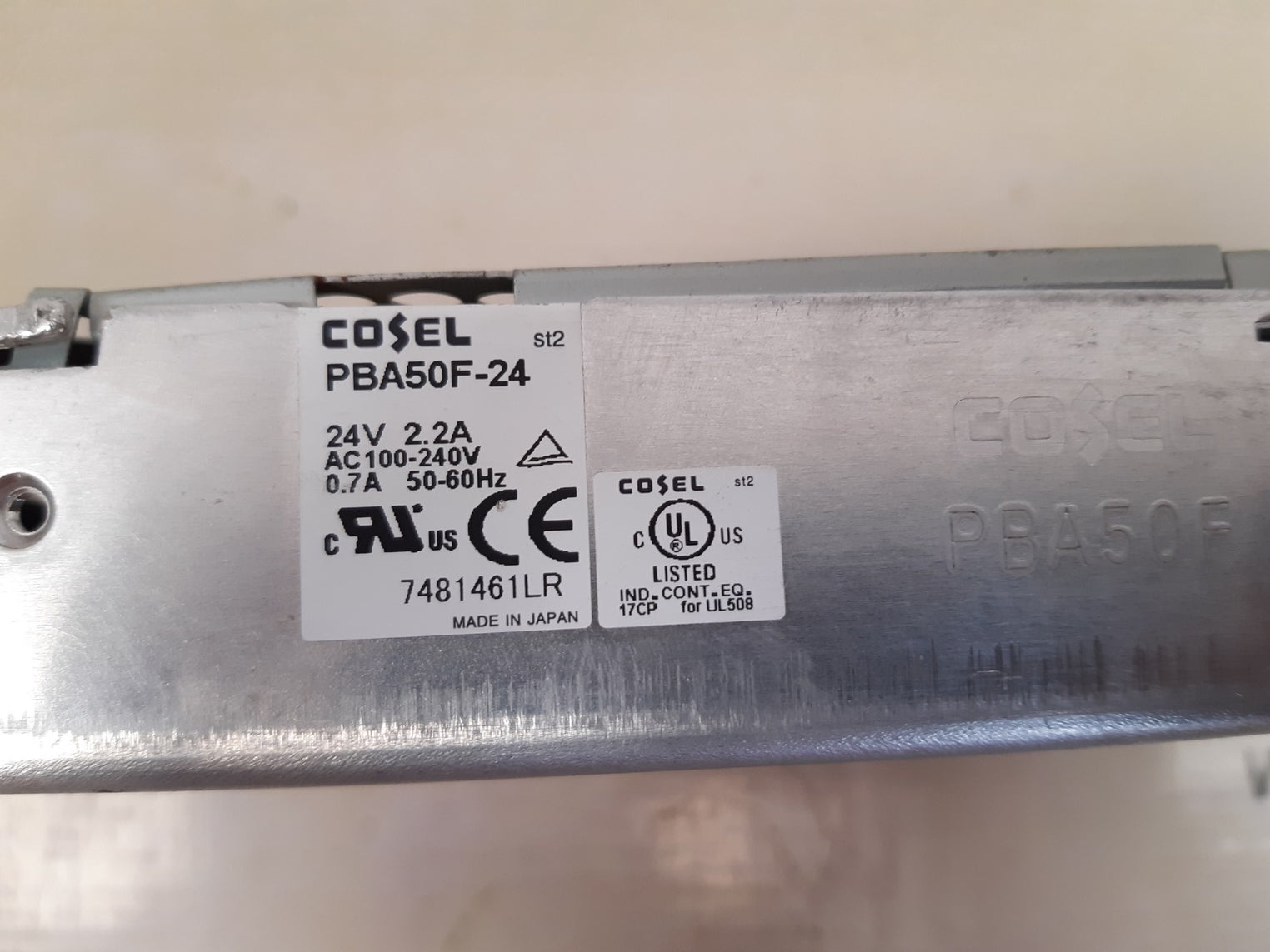 Cosel pba50f-24 switching power supply 