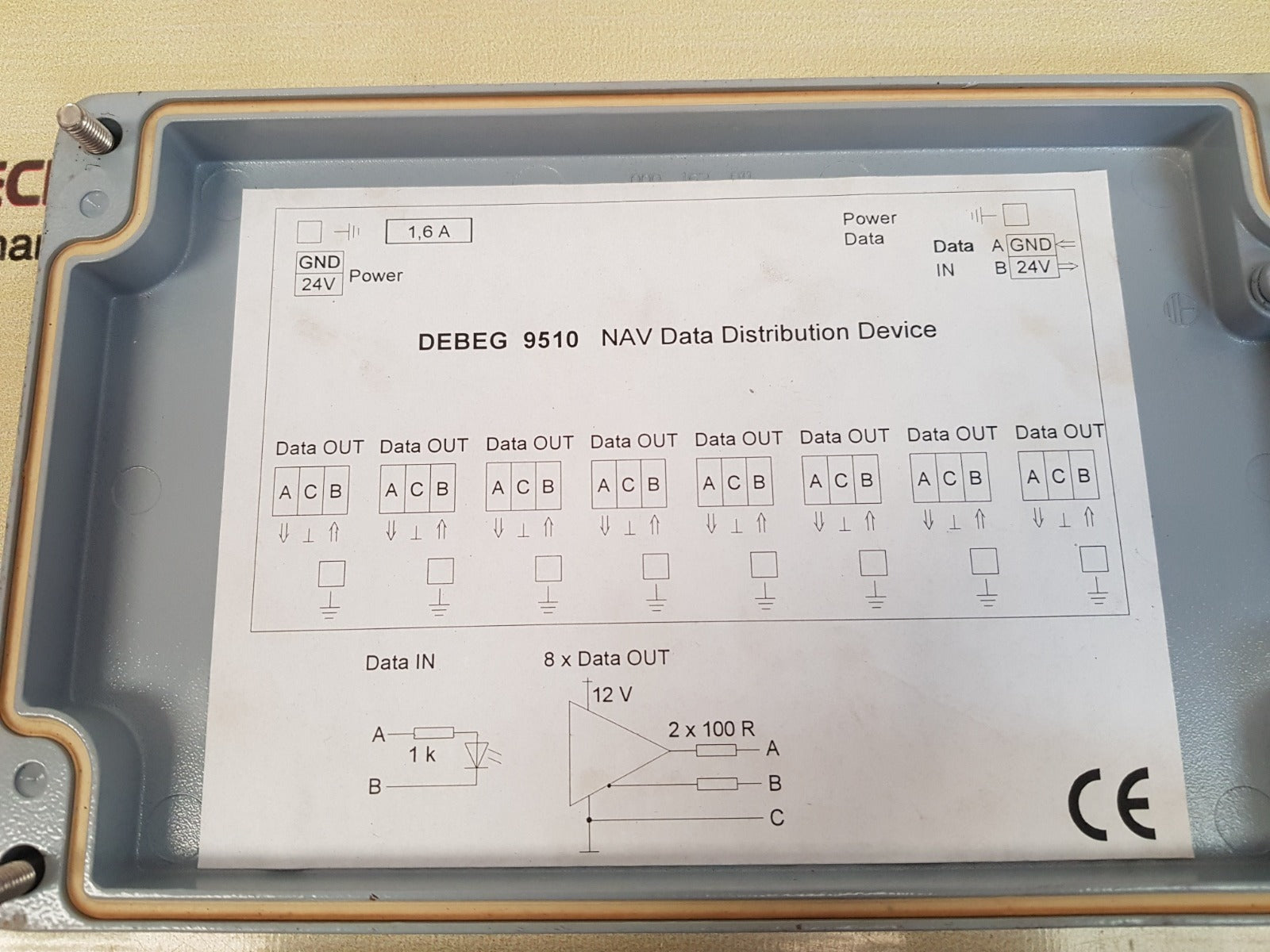 Sam electronics debeg 9510 nav data distribution device
