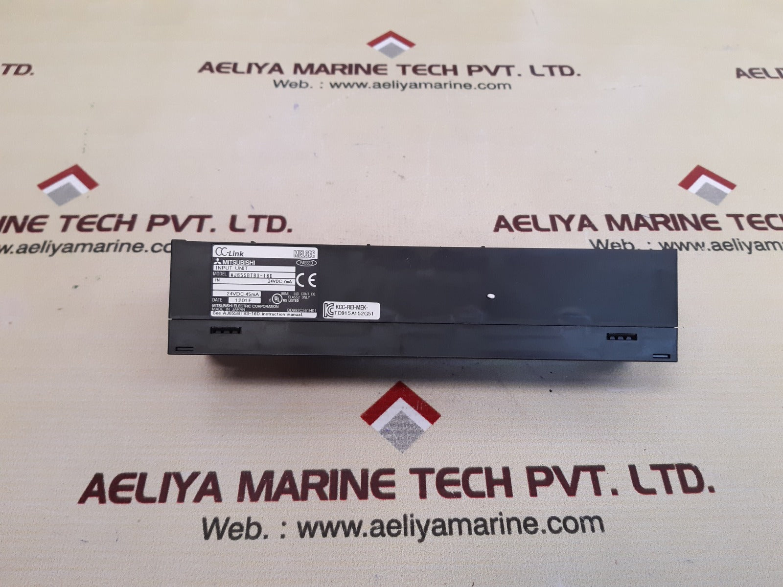 Mitsubishi aj65sbtb3-16d cc-link system compact type remote i/o module