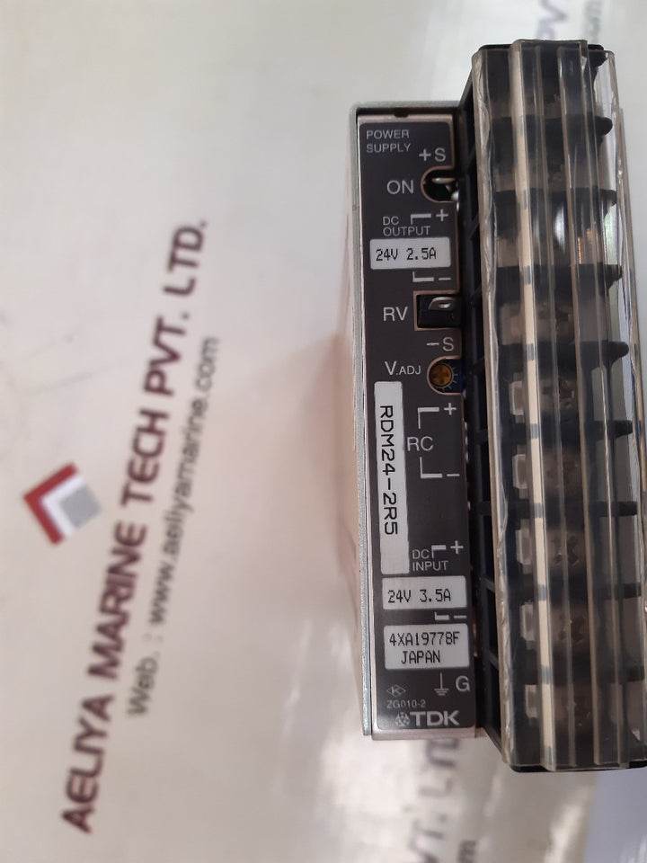 Tdk rdm24-2r5 power supply dc input 24v 3.5a 