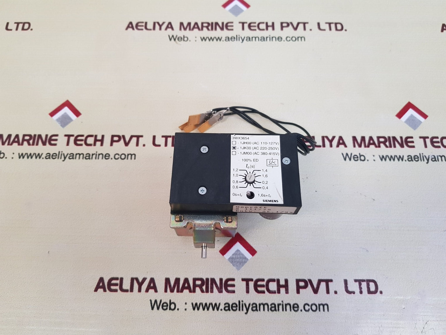 Siemens 3wx3654 undervoltage release ac 220-250 v