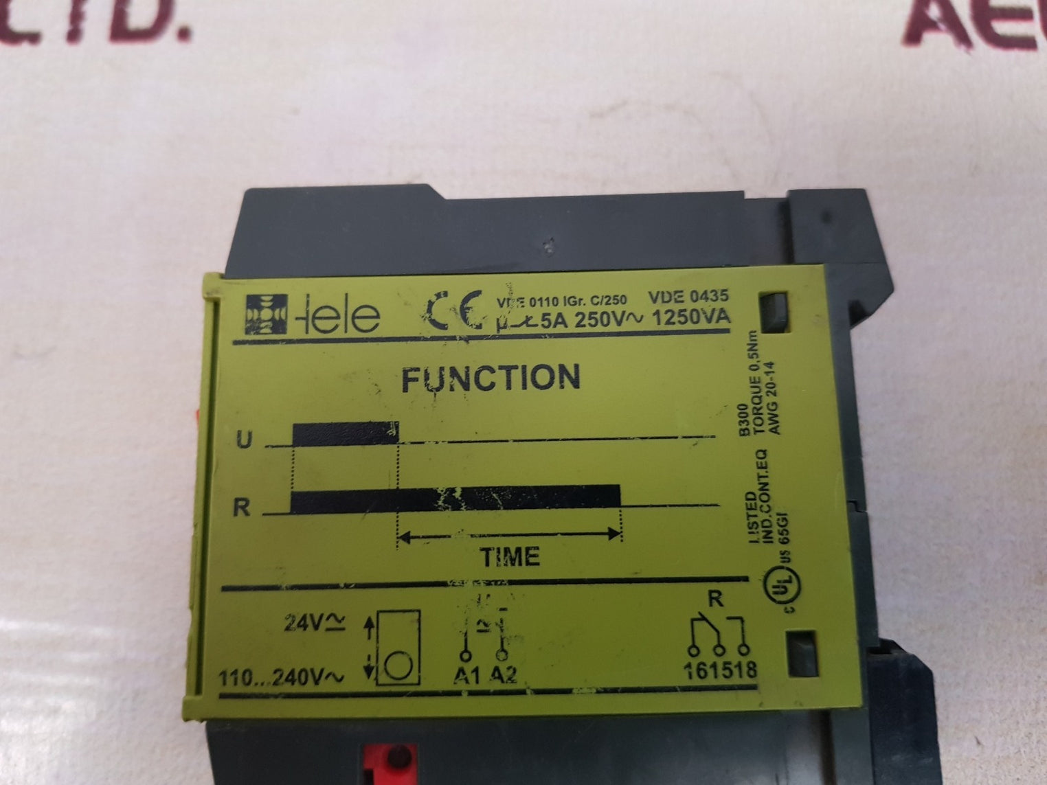 Tele d6da time delay relay       