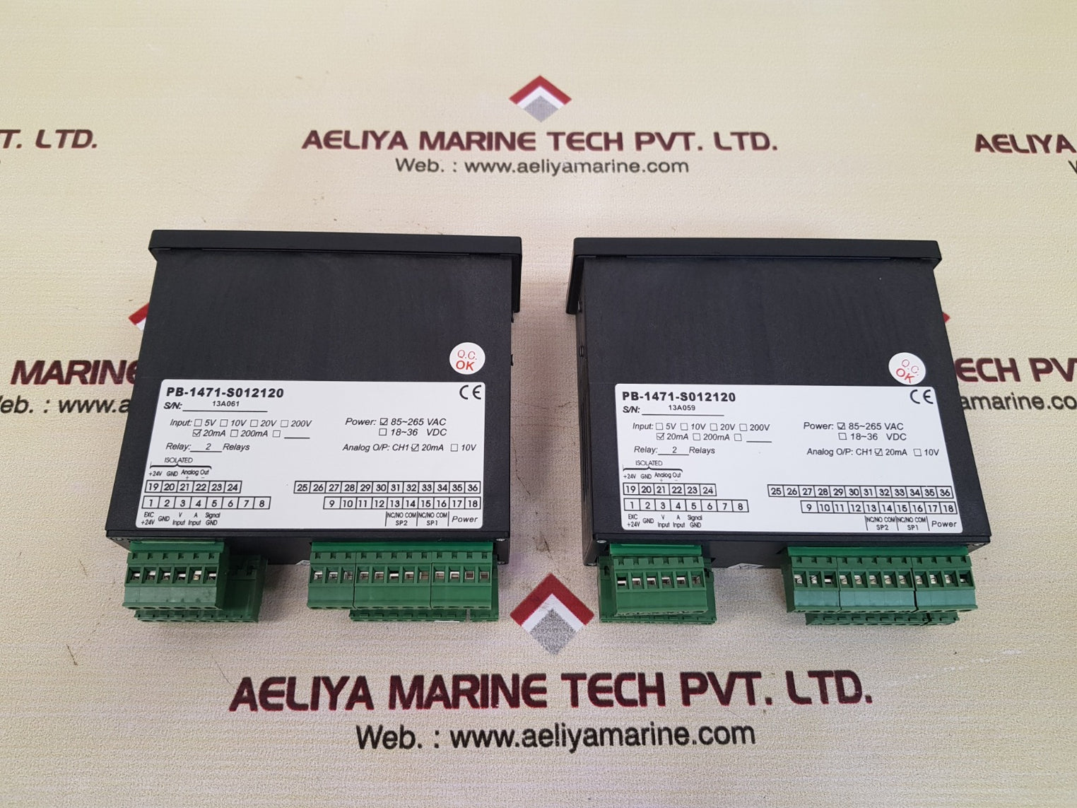 Finetek pb-1471-s012120 microprocessor panel meter