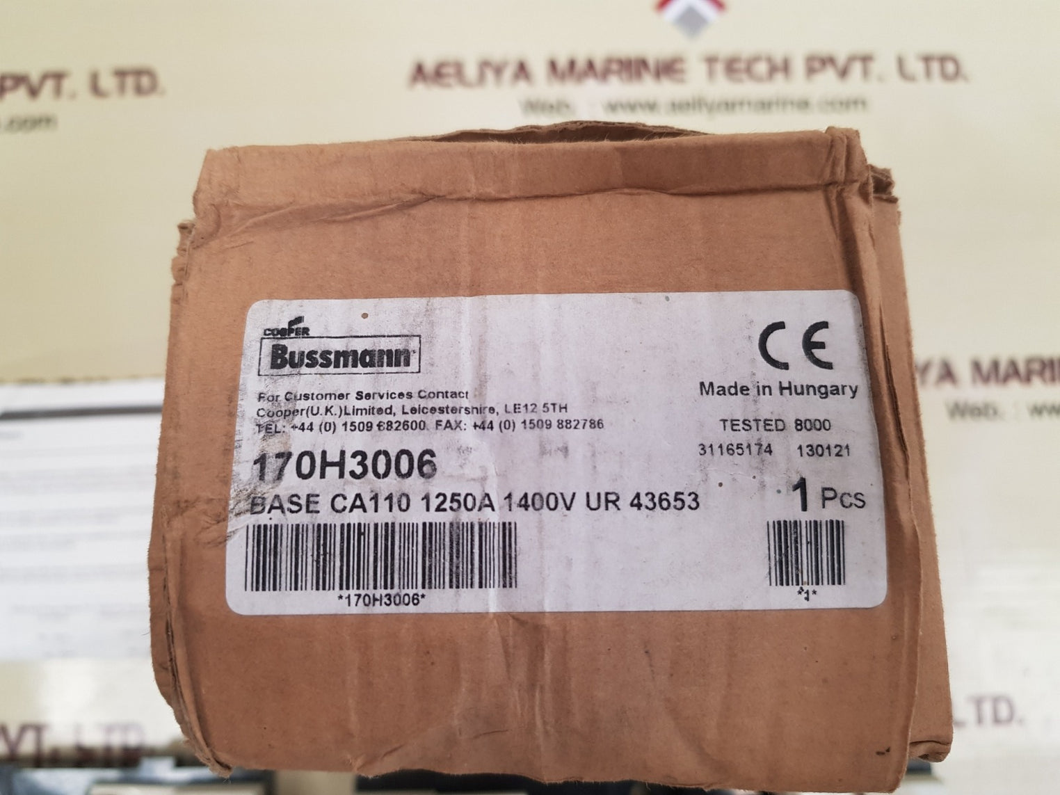 Bussmann 170h3006 1250a 1400v fuse holders