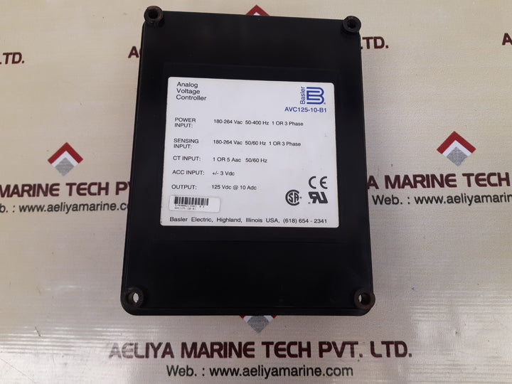 Basler electric avc125-10-b1 automatic voltage regulator 