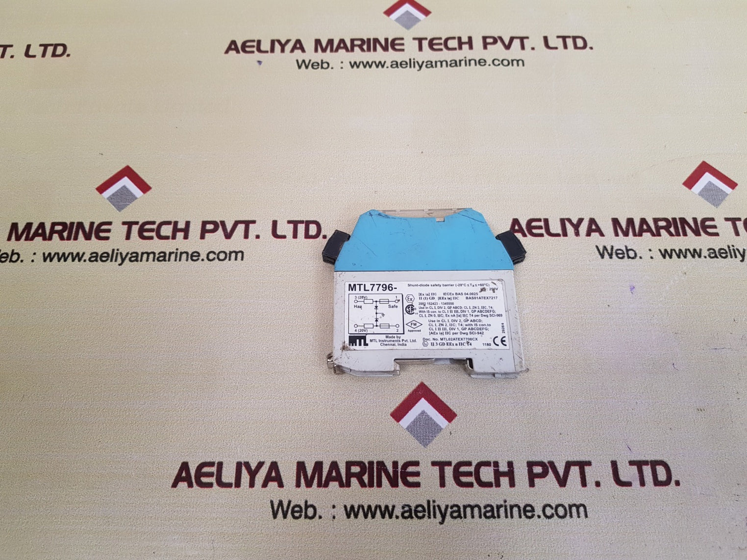 Mtl instruments mtl7796- safe zener barriers