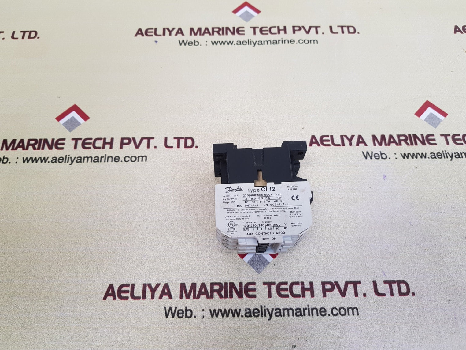 Danfoss ci 12 contactor  75°c