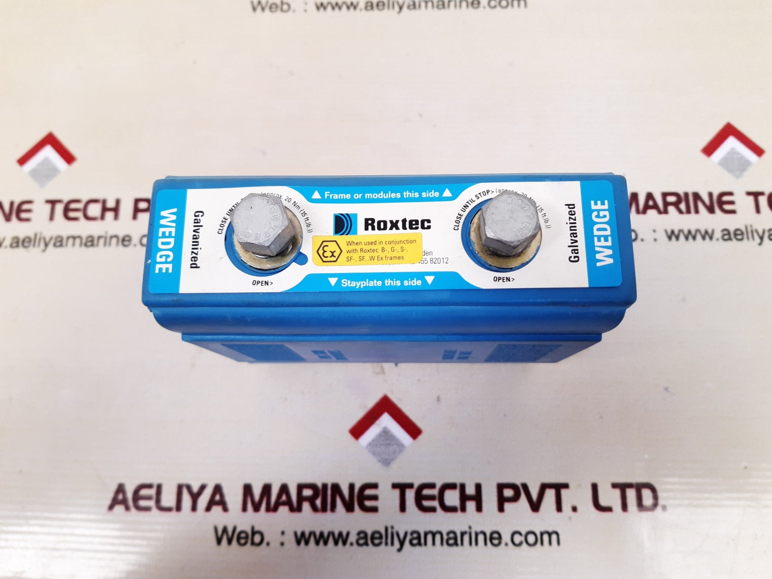 Roxtec exarw0001201018 galvanized wedge 120mm ex galv