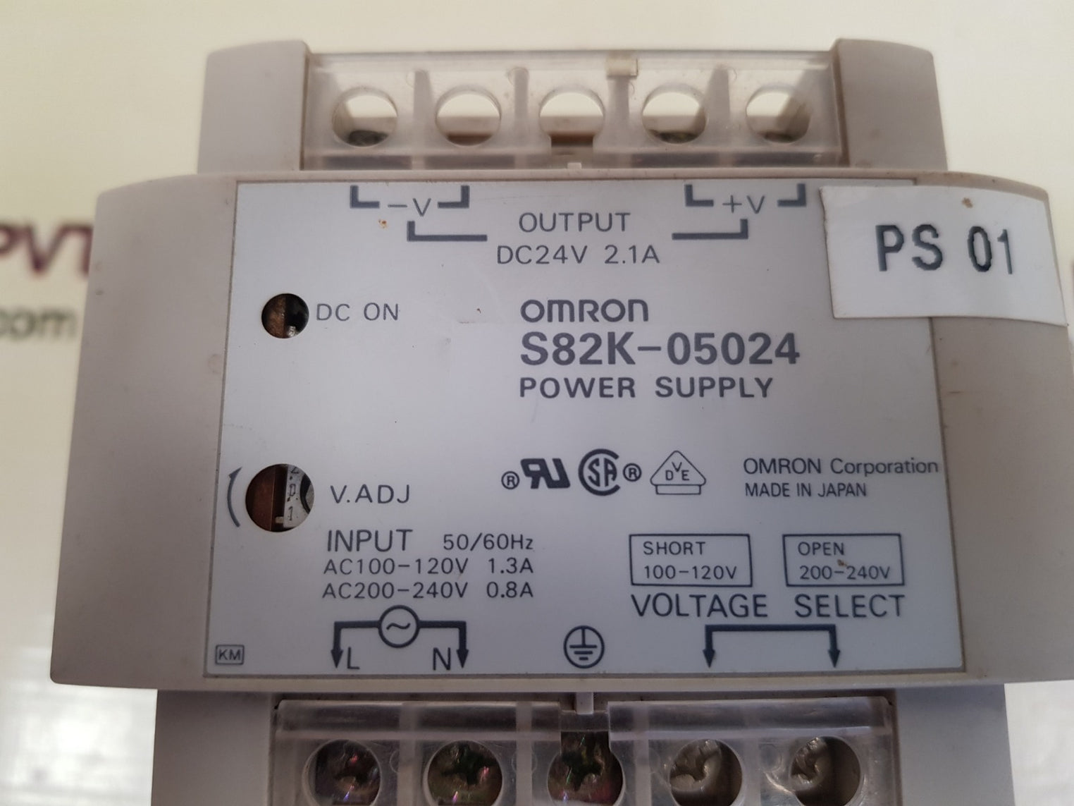 Omron s82k-05024 power supply