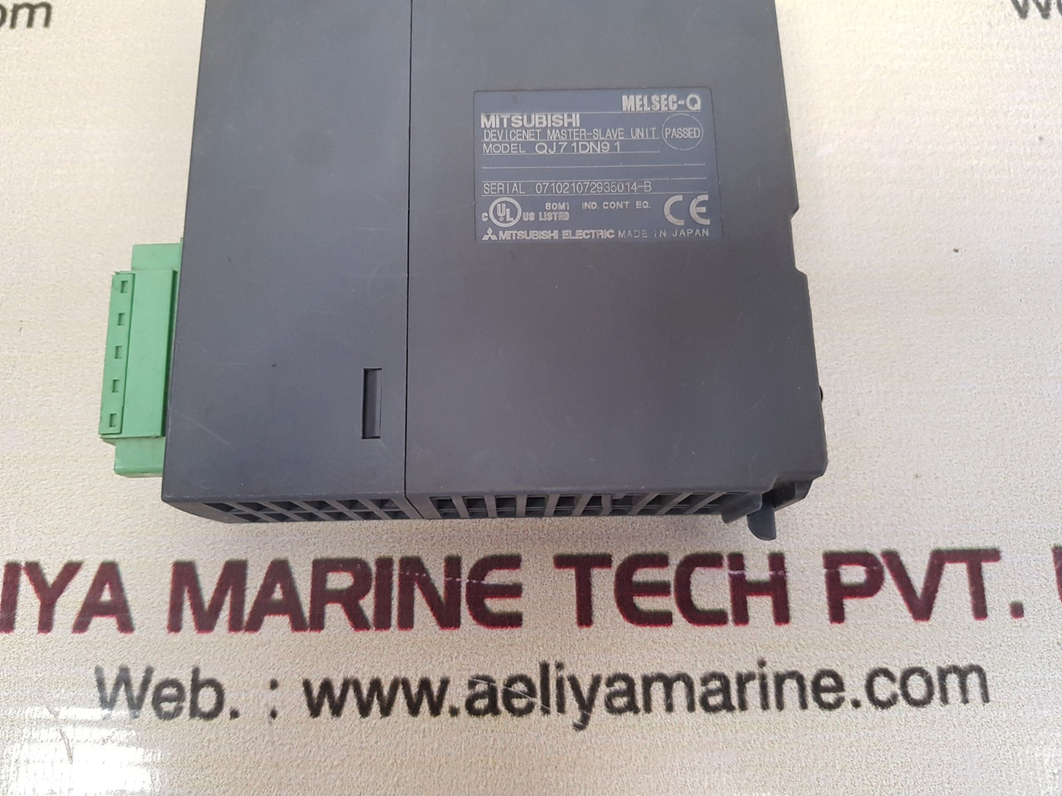 Mitsubishi electric qj71dn91 devicenet master-slave unit 