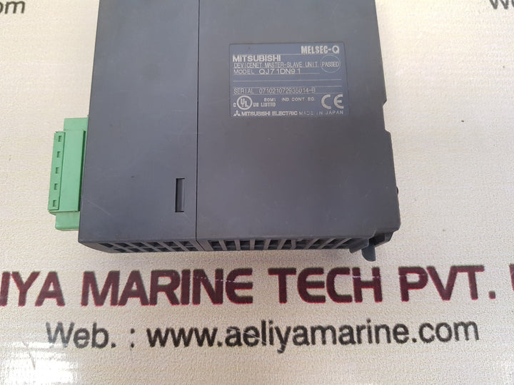 Mitsubishi electric qj71dn91 devicenet master-slave unit 