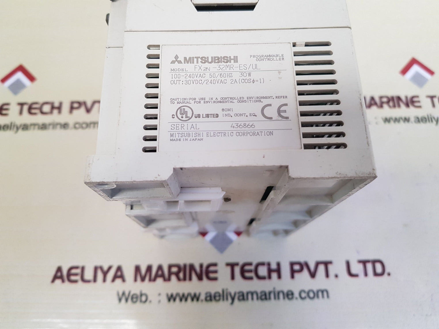 Mitsubishi fx2n-32mr-es/ul programmable controller