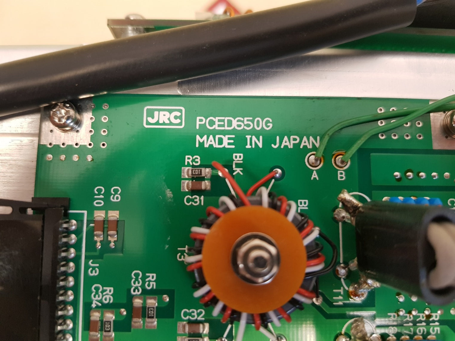 Jrc pced650g cah-250 power amplifier board