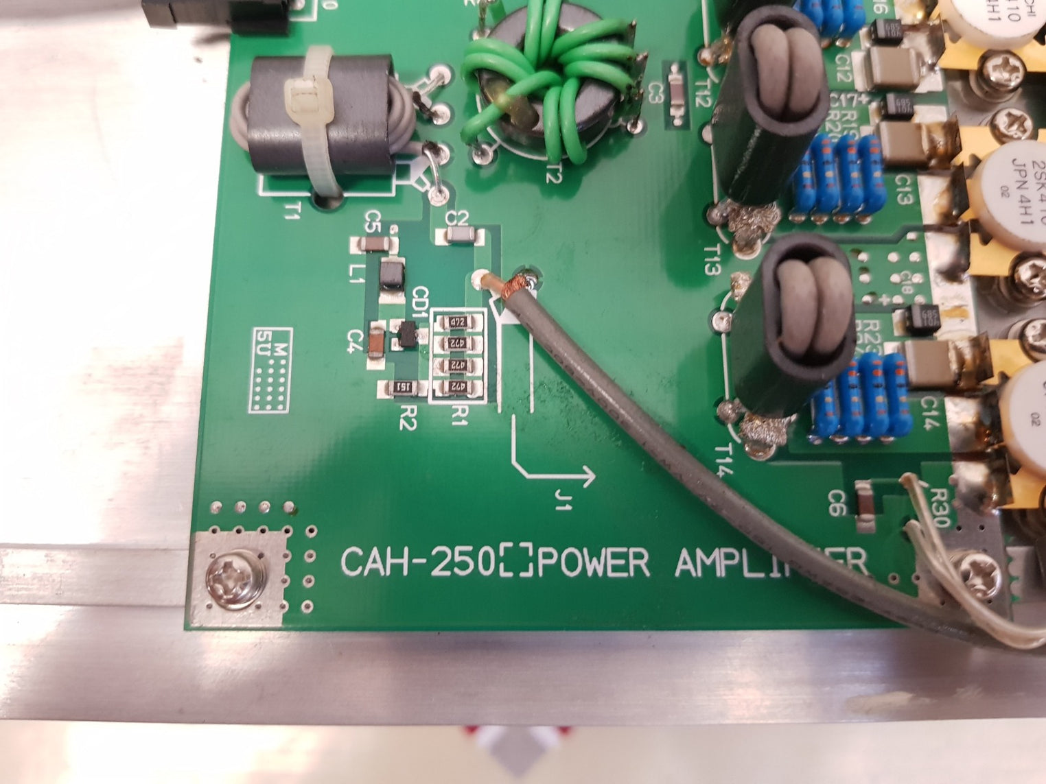 Jrc pced650g cah-250 power amplifier board