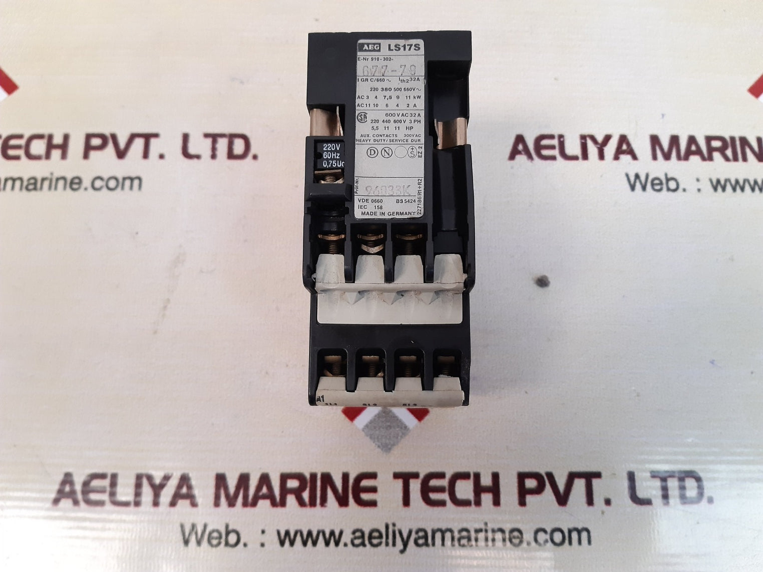 Aeg ls17s contactor 600vac 32a 