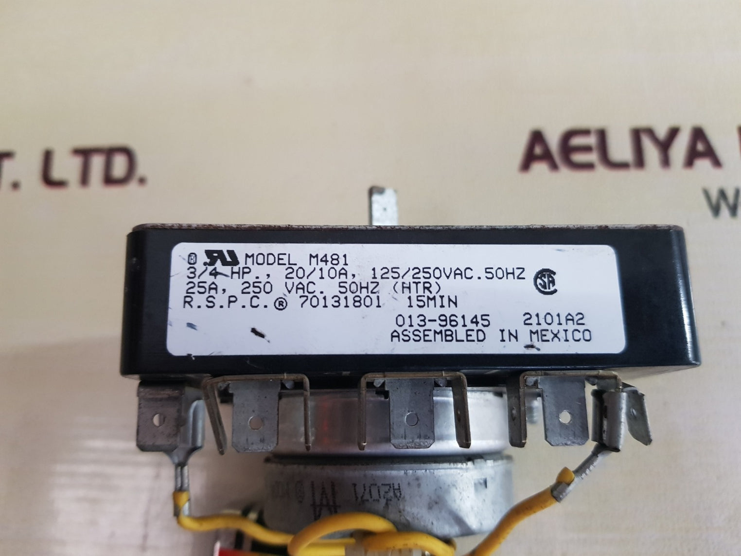 70131801 commercial dryer timer mallory m481