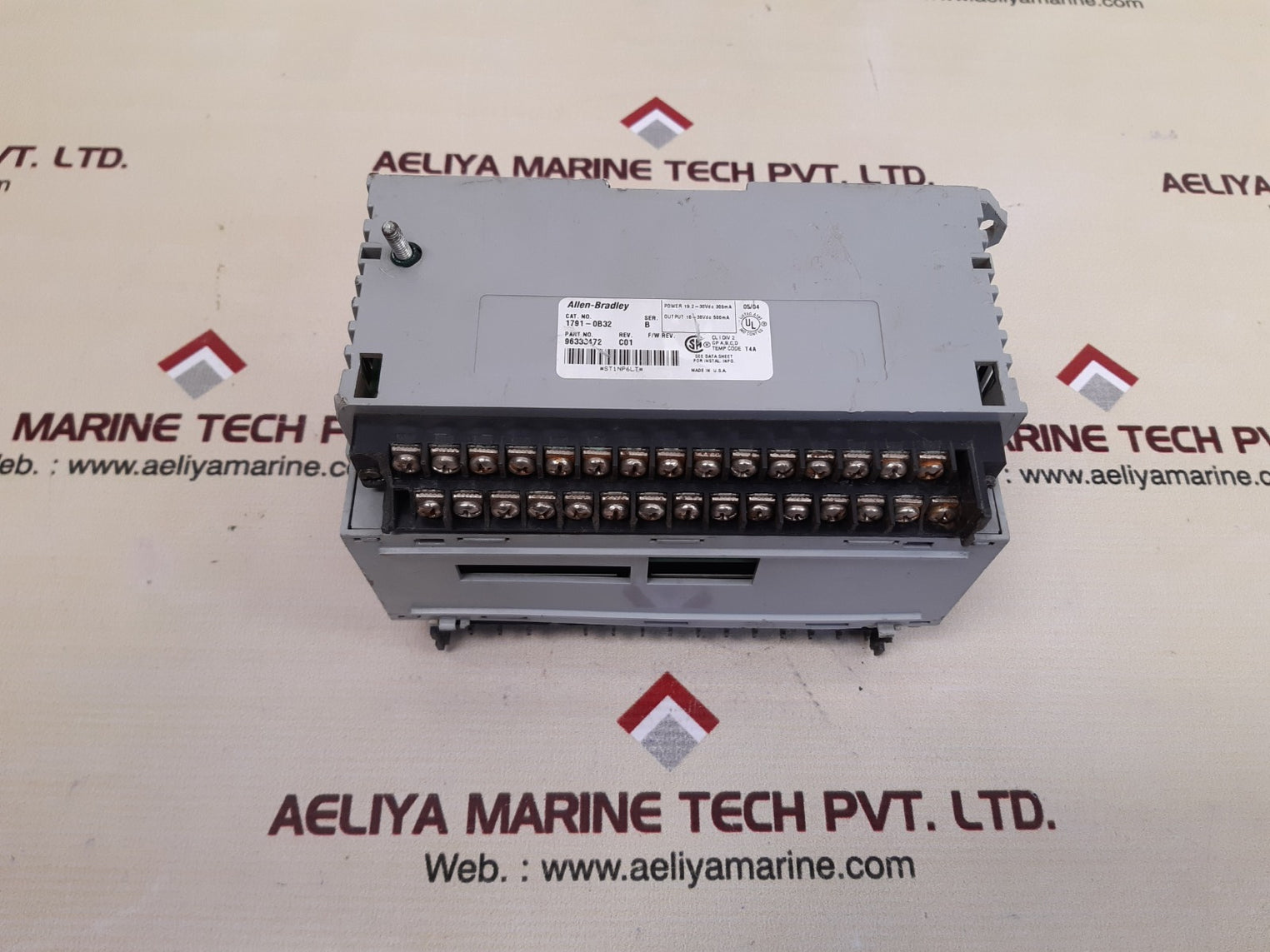 Allen-bradley 1791-0b32 ser.b rev.c01 i/o block