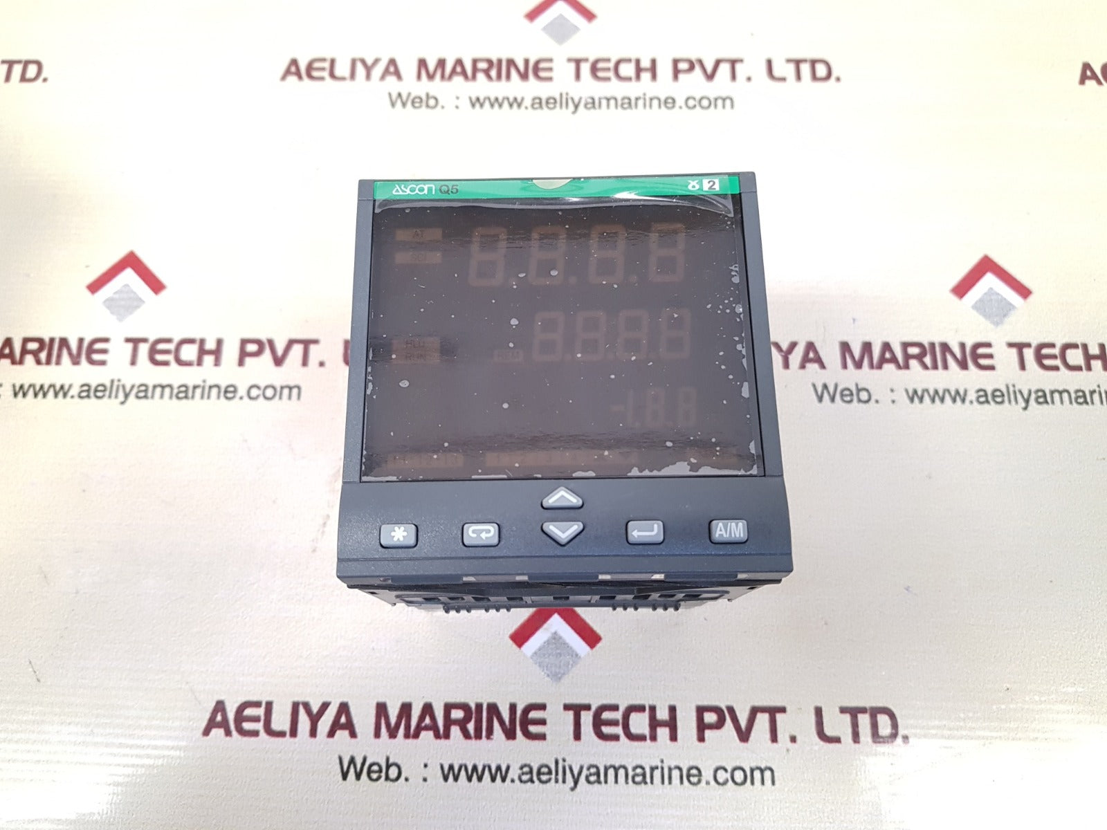 Ascon q5-3104-0000 display temperature controller 