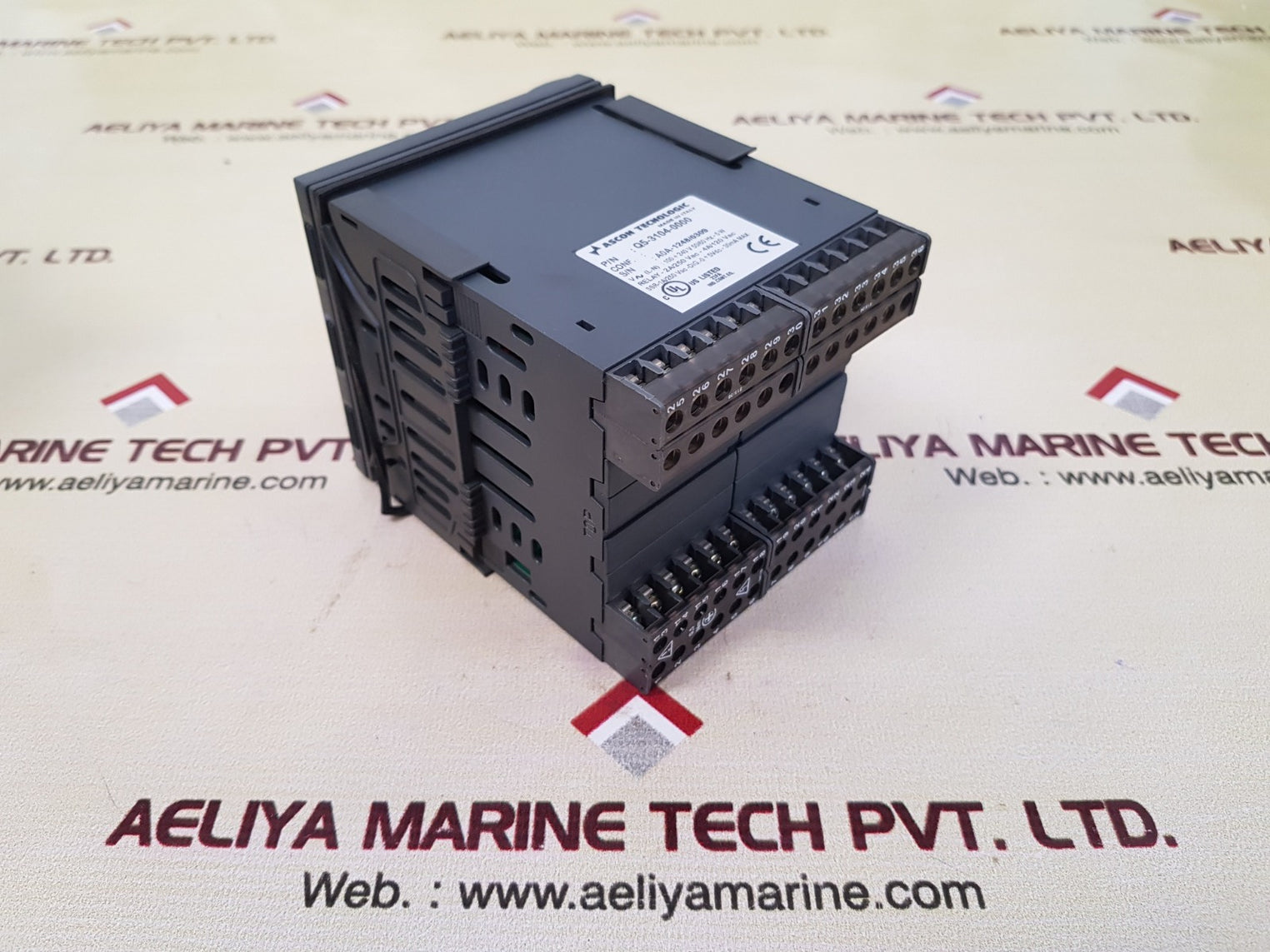 Ascon q5-3104-0000 display temperature controller 