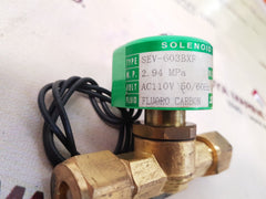 Saginomiya sev-603bxf solenoid valve with coil 