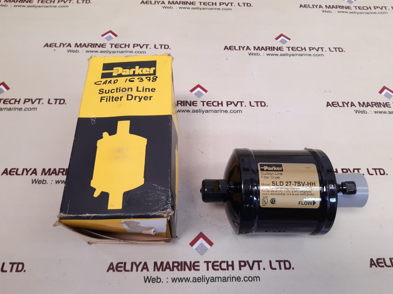 Parker sld 27-7sv-hh suction line filter dryer