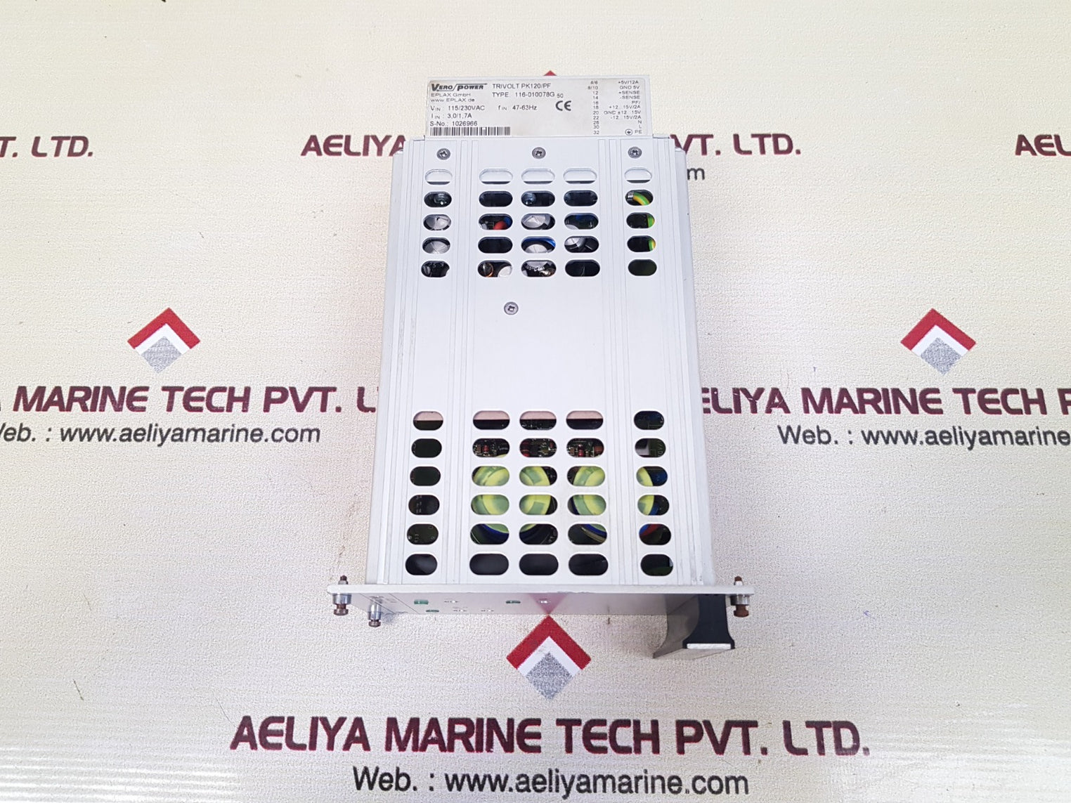Vero power trivolt pk120/pf power supply 116-010078g 50 
