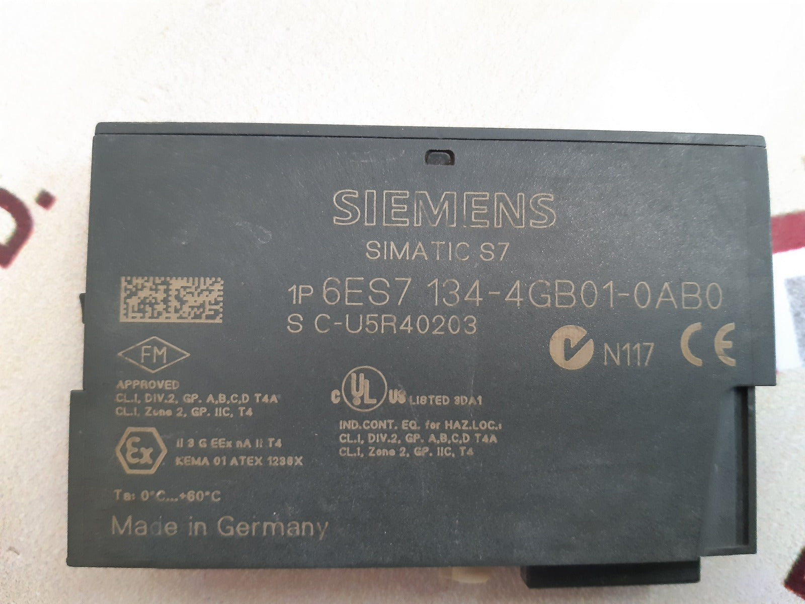 Siemens 6es7 134-4gb01-0ab0 analog input module 