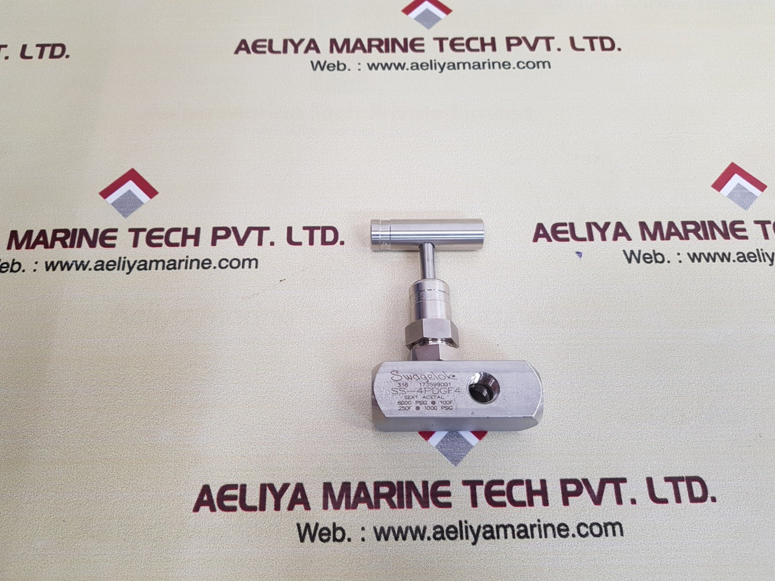 Swagelok ss-4pdgf4 needle valve