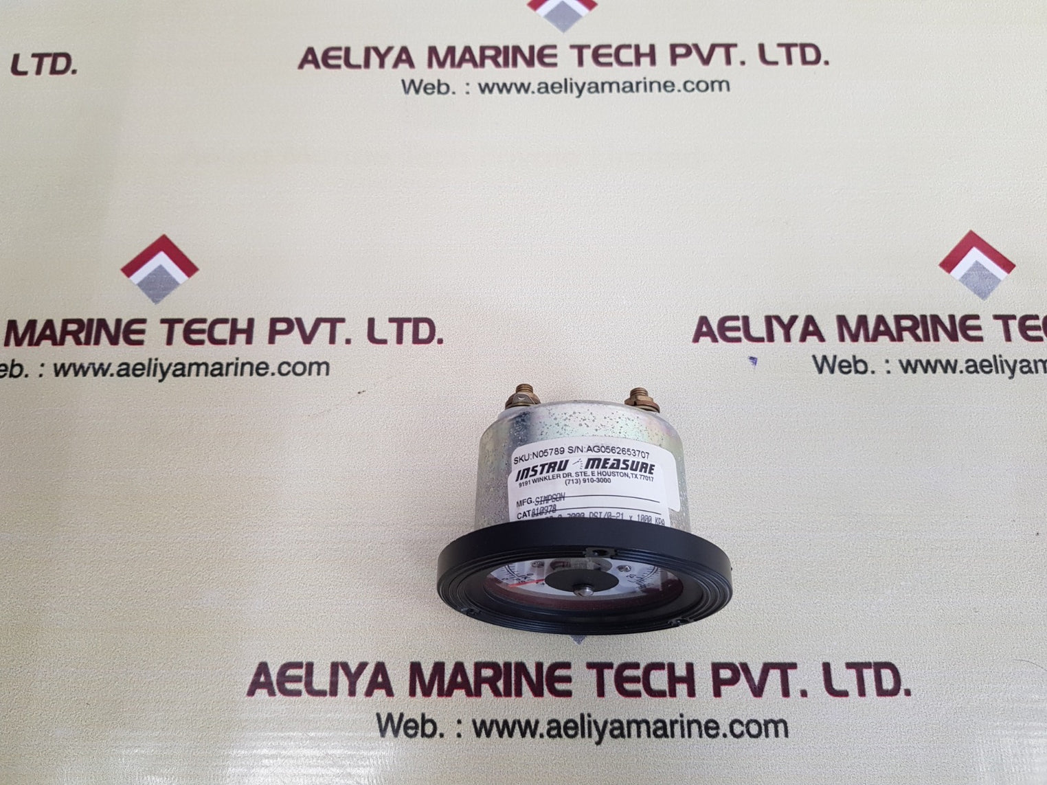 Simpson 810978 meter 0-3000 psi