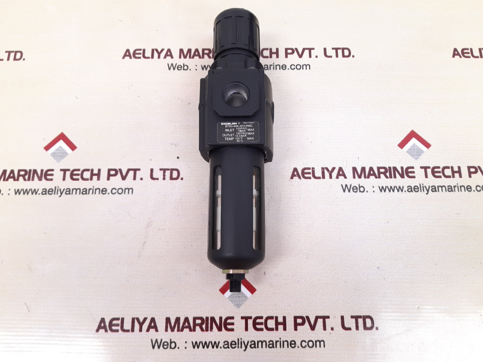 Norgren b73g-4ak-ap3-rmg pneumatic regulator filter