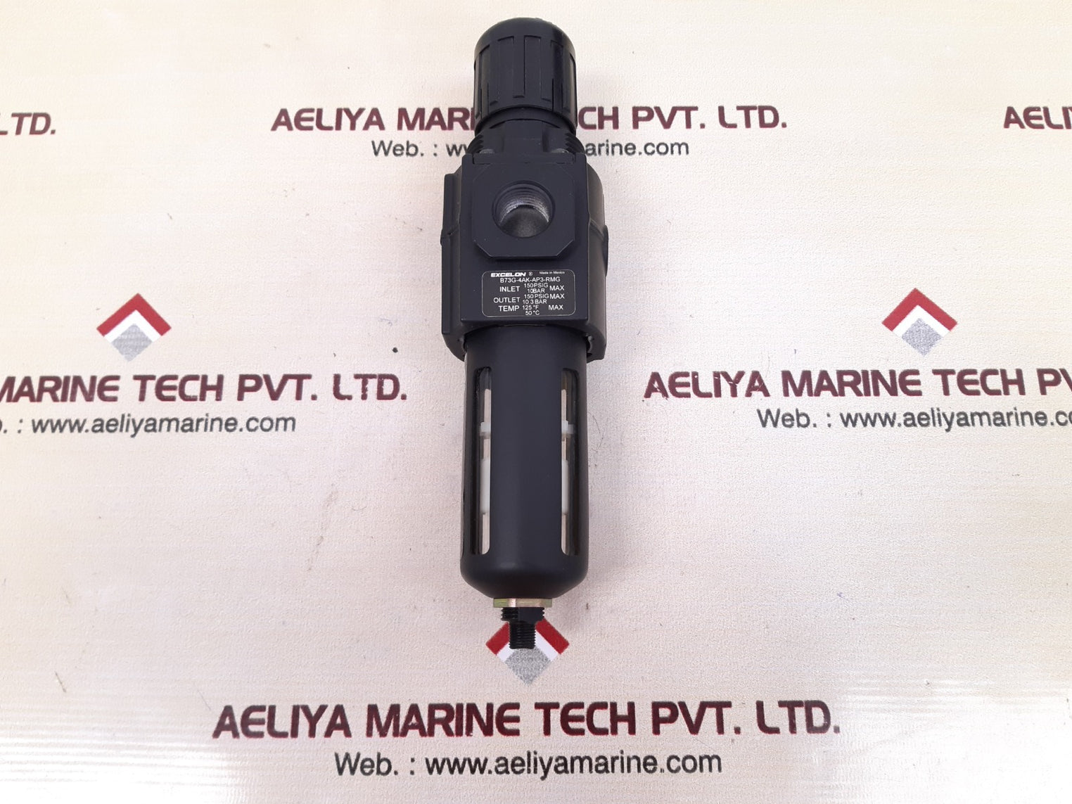 Norgren b73g-4ak-ap3-rmg pneumatic regulator filter